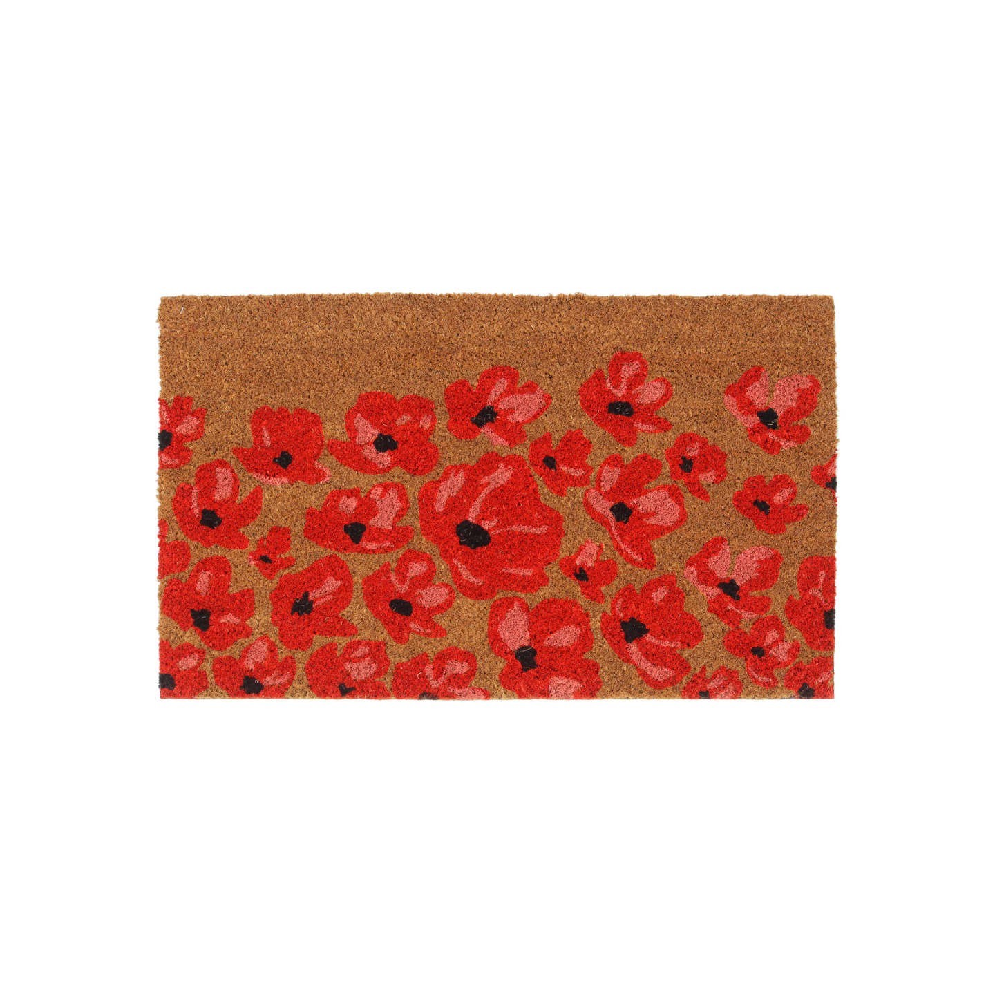 Tapis de porte naturel 45x75 cm fibre de coco touffeté