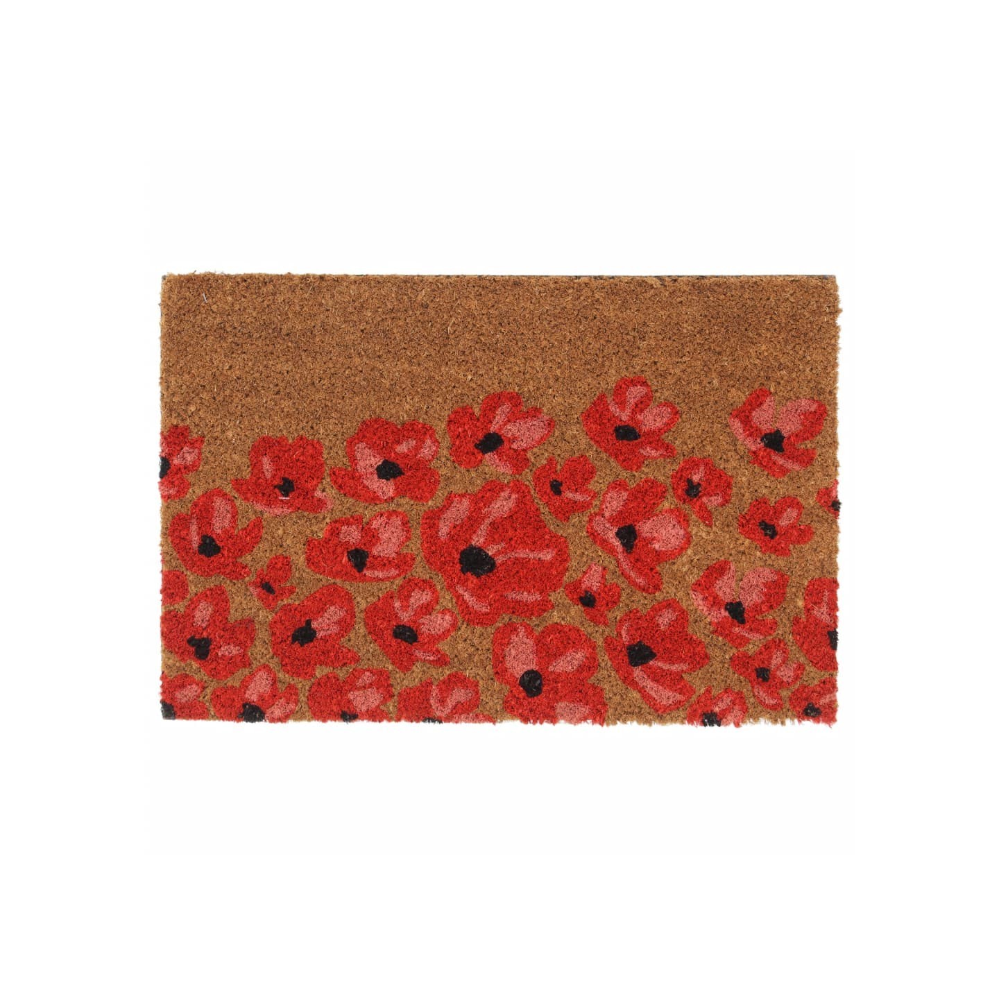 Tapis de porte naturel 40x60 cm fibre de coco touffeté