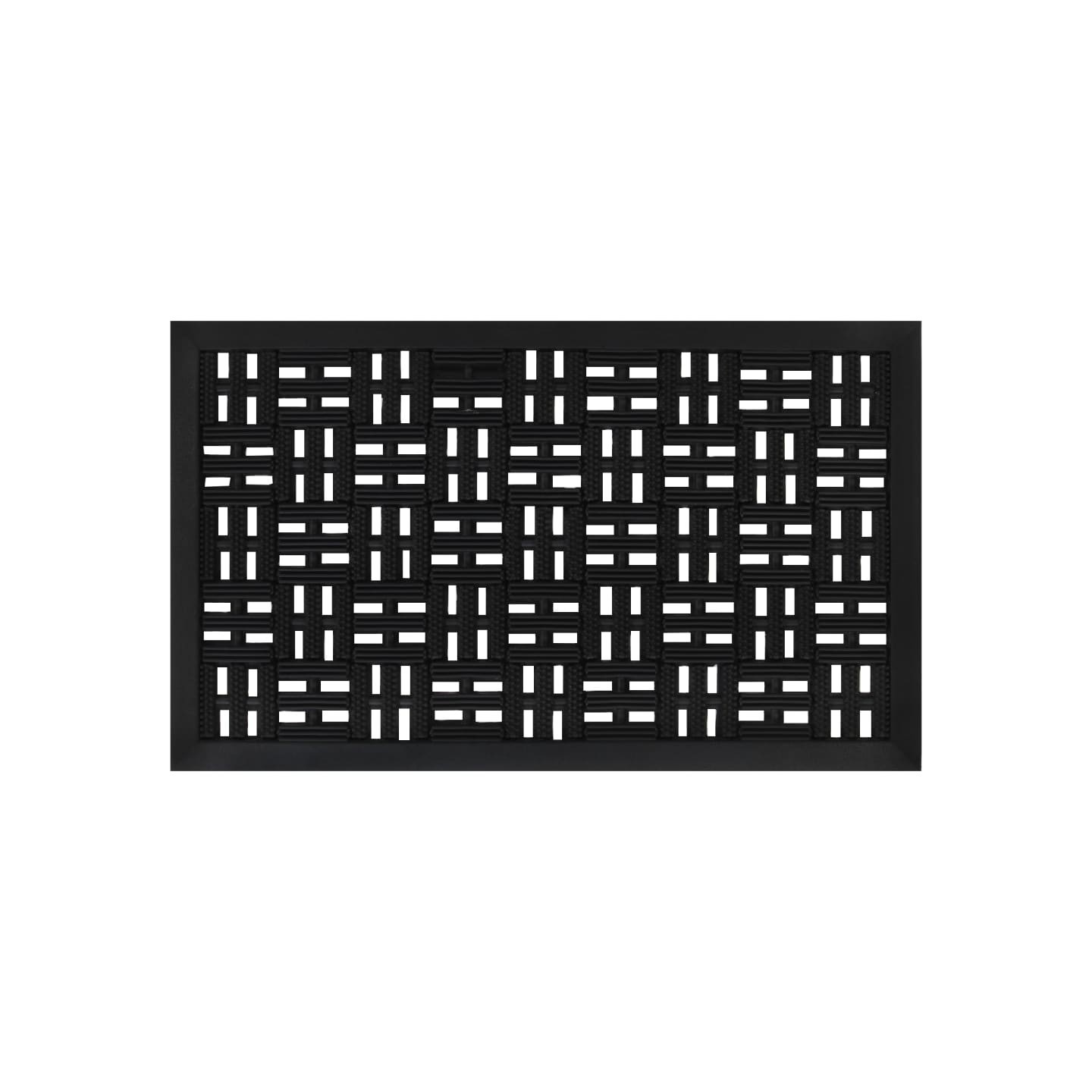 Paillasson rectangulaire 45x75 cm caoutchouc