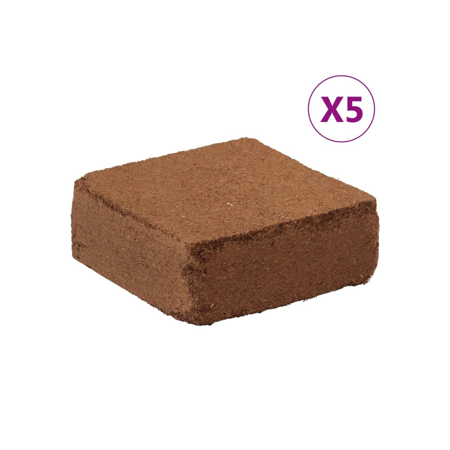 Blocs de noix de coco 5 pcs 5 kg chacun 25 kg au total