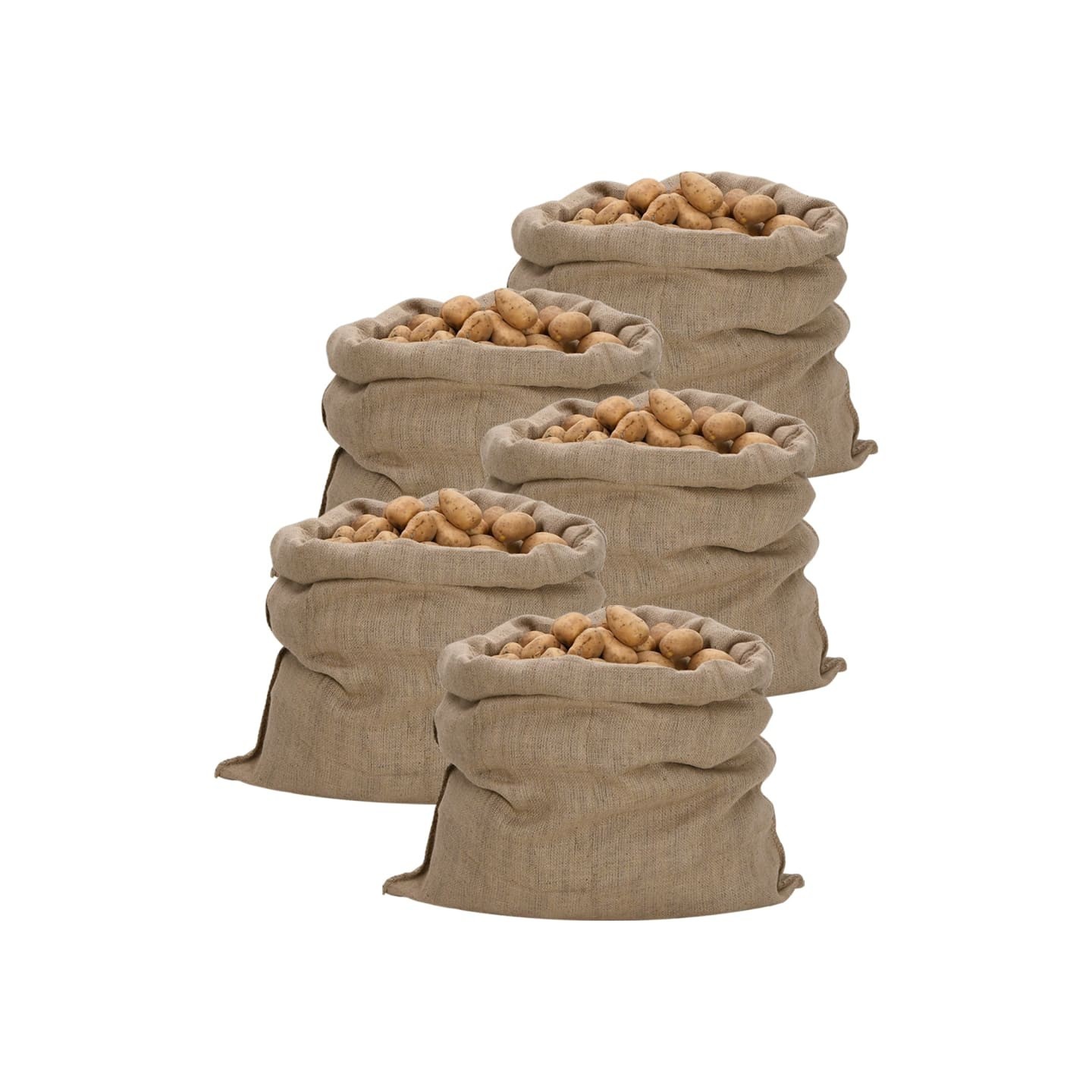 Sacs en jute 5 pcs 100x110 cm 100 % jute 340 g/m²