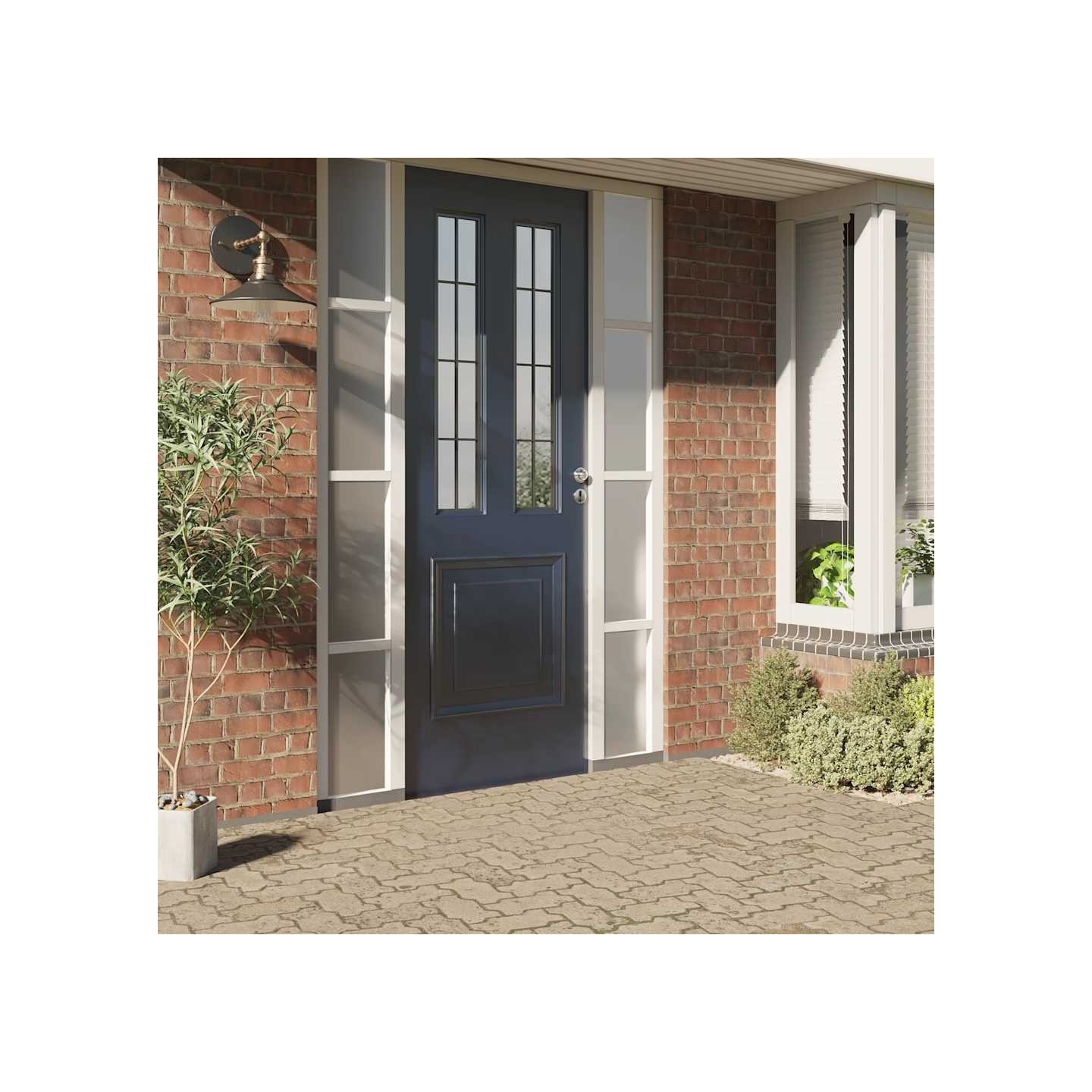 Window Film Gris dépoli 23.6 x 196.9 in PVC