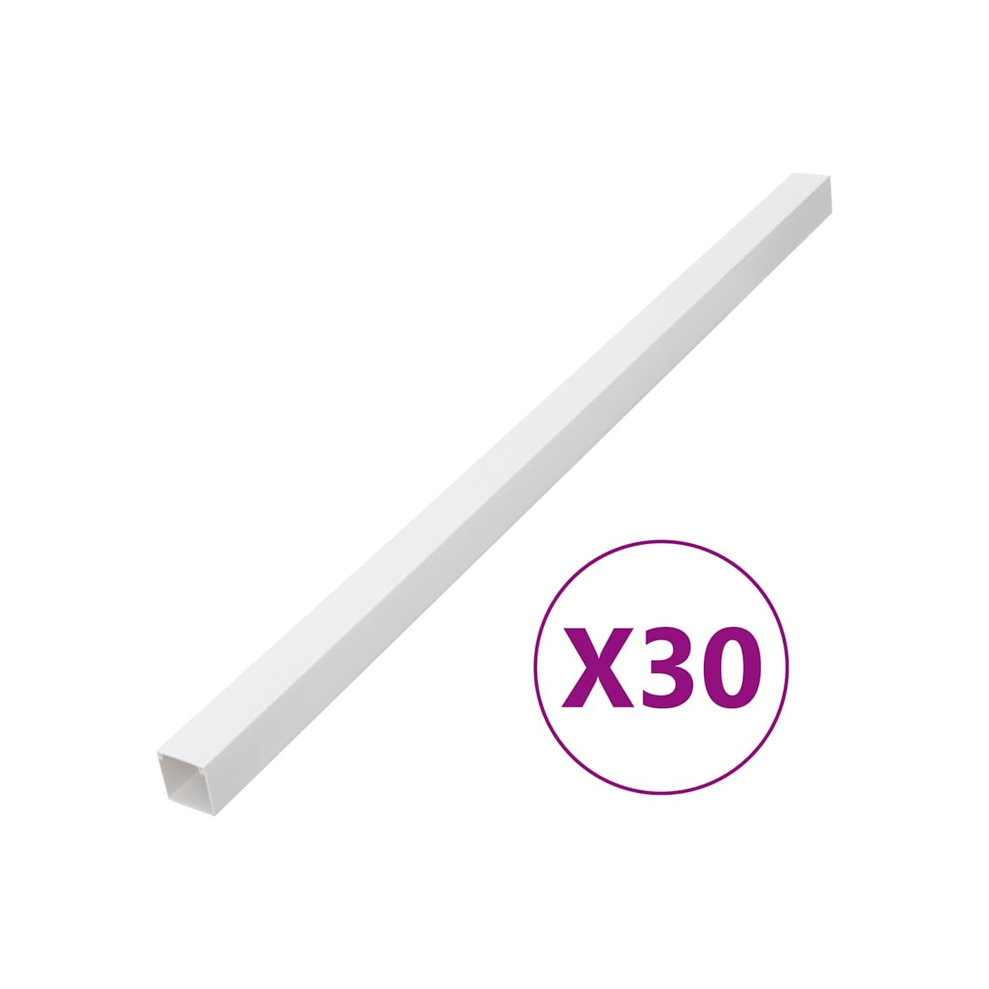 Goulotte de câble 33x33 mm 30 m PVC