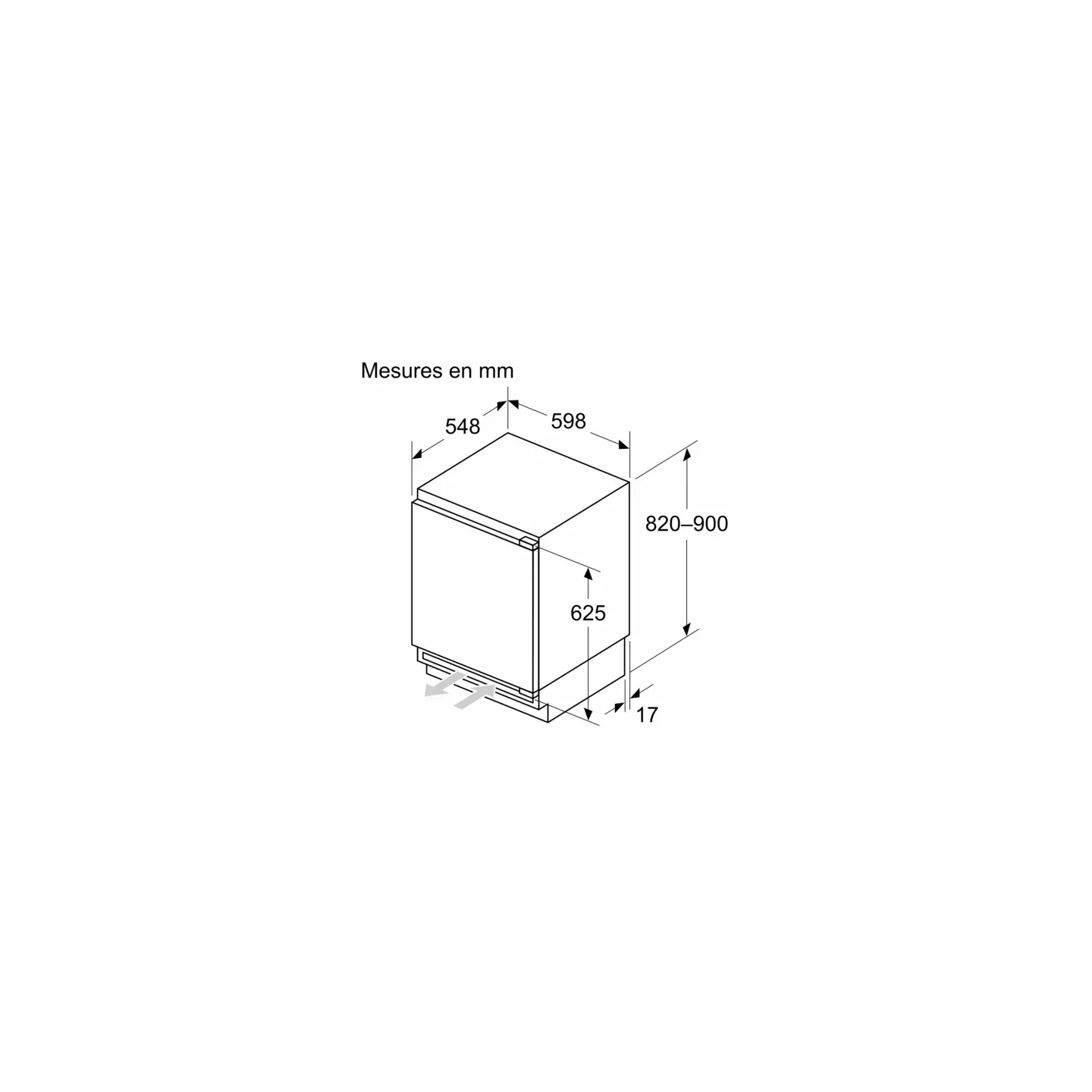 Congélateur encastrable Siemens iQ500 GU21NADE0 85 L | Nimestore