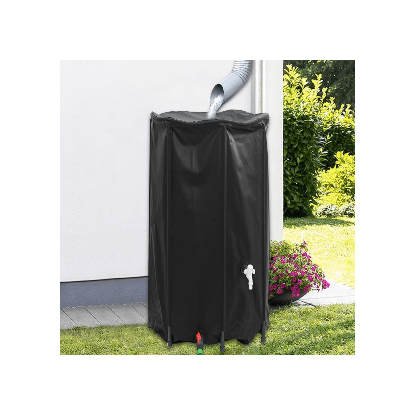 Réservoir d'eau avec robinet pliable 380 L PVC