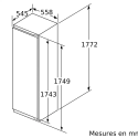 Congélateur encastrable Bosch GIN81VEE0 212 L NoFrost | Nimestore