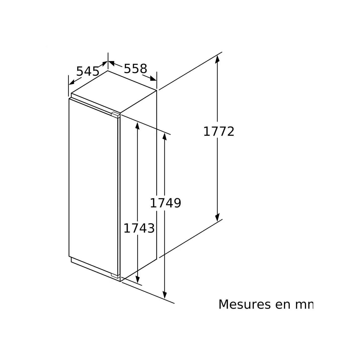 Congélateur encastrable Bosch GIN81VEE0 212 L NoFrost | Nimestore