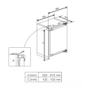 Congélateur encastrable Beko BU1204N 94 L 4 étoiles | Nimestore