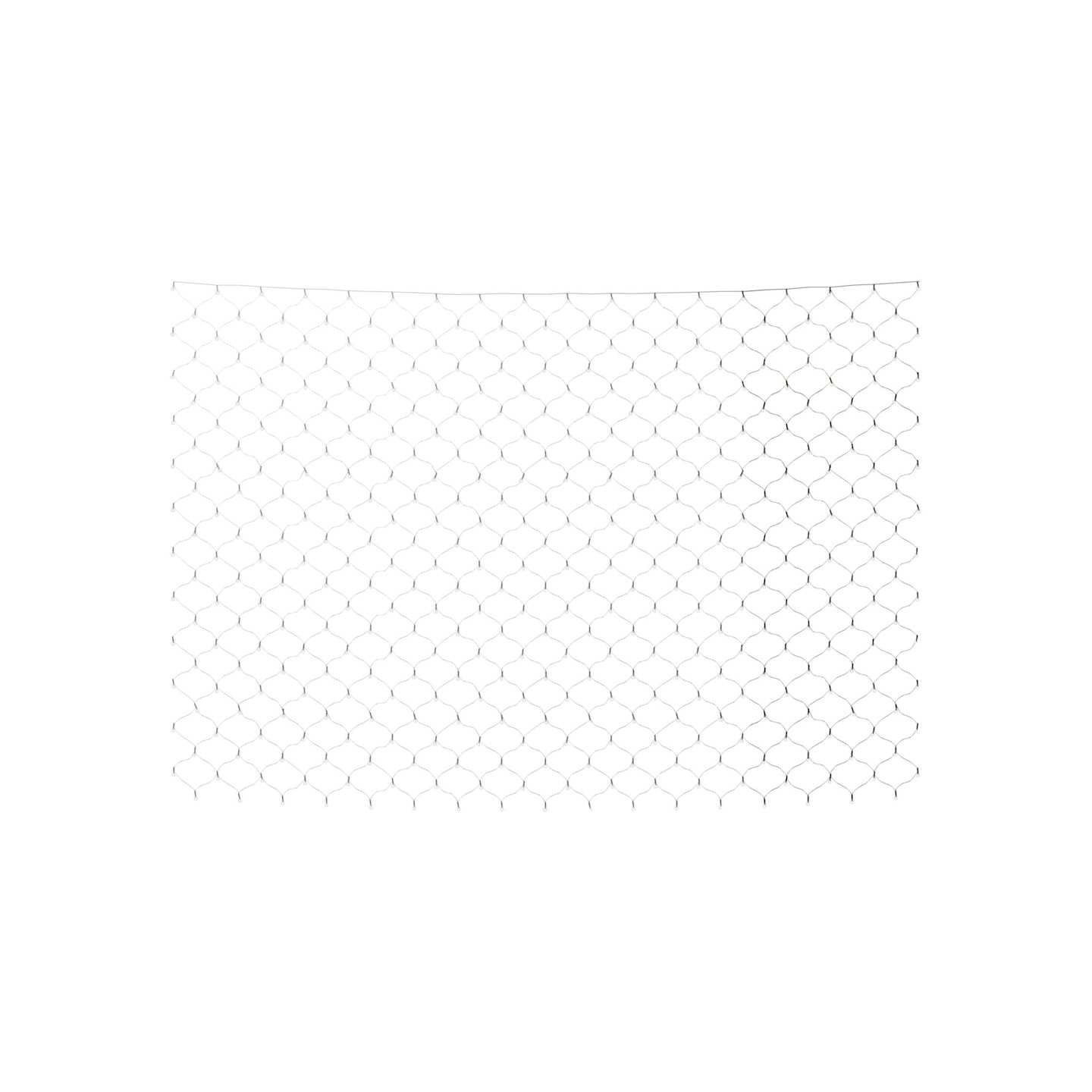 Filet lumineux blanc froid de Noël 4x4 m 544 LED Int/ext