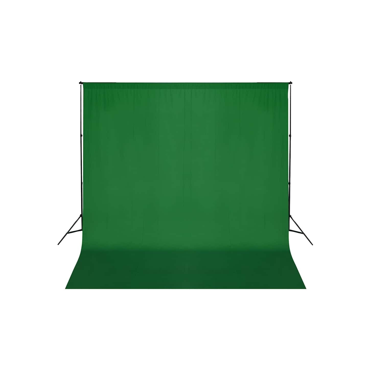 Système de support de toile de fond 600 x 300 cm Vert