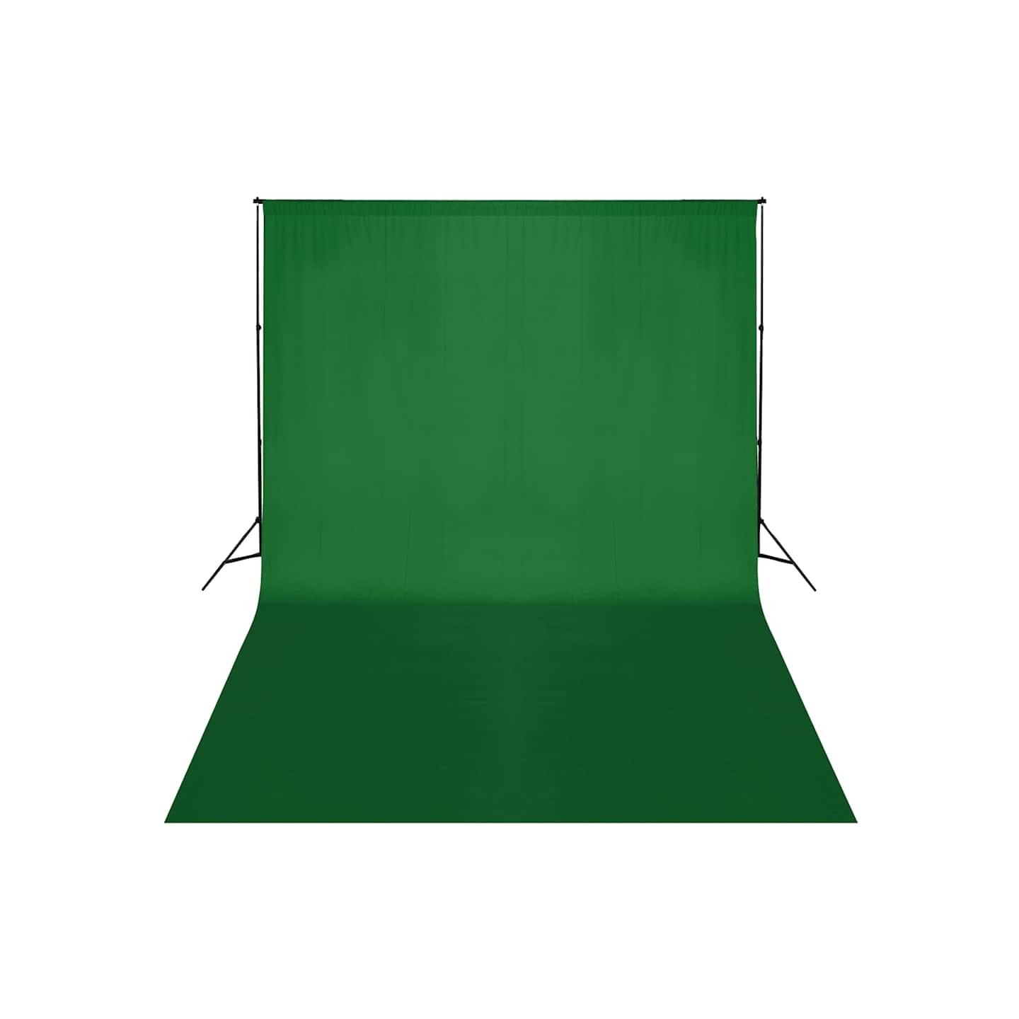 Système de support de toile de fond 500 x 300 cm Vert