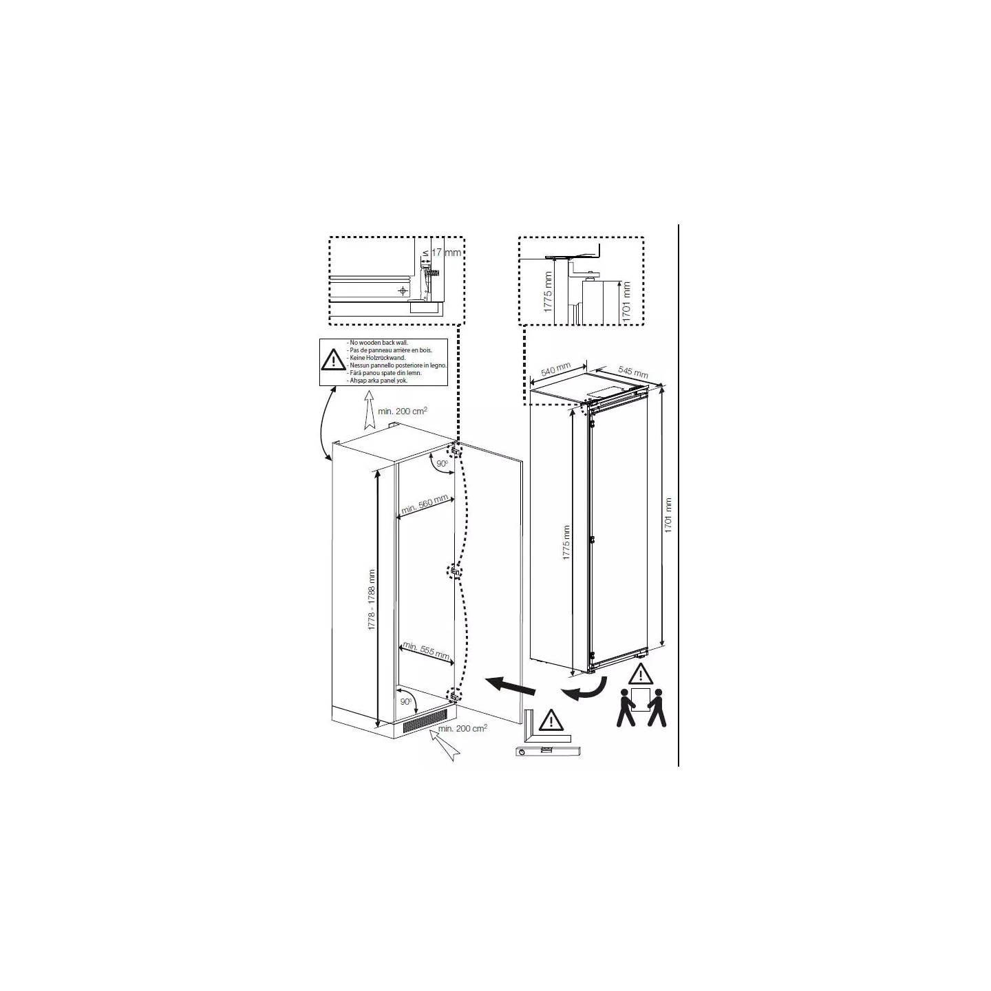 Congélateur encastrable Beko BFNA247E40SN 220 L classe E | Nimestore