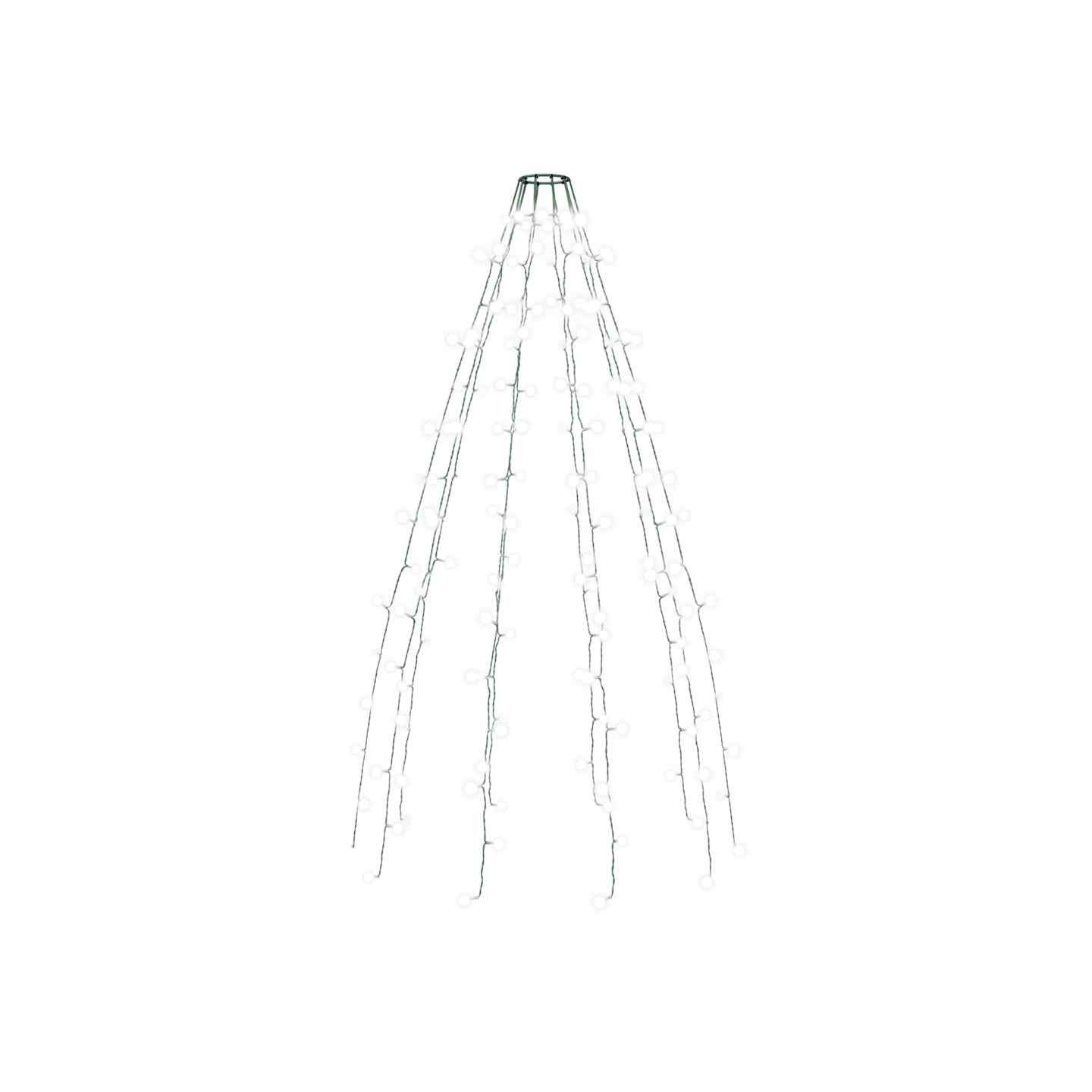 Guirlande lumineuse d'arbre de Noël 150 LED Blanc froid 150 cm
