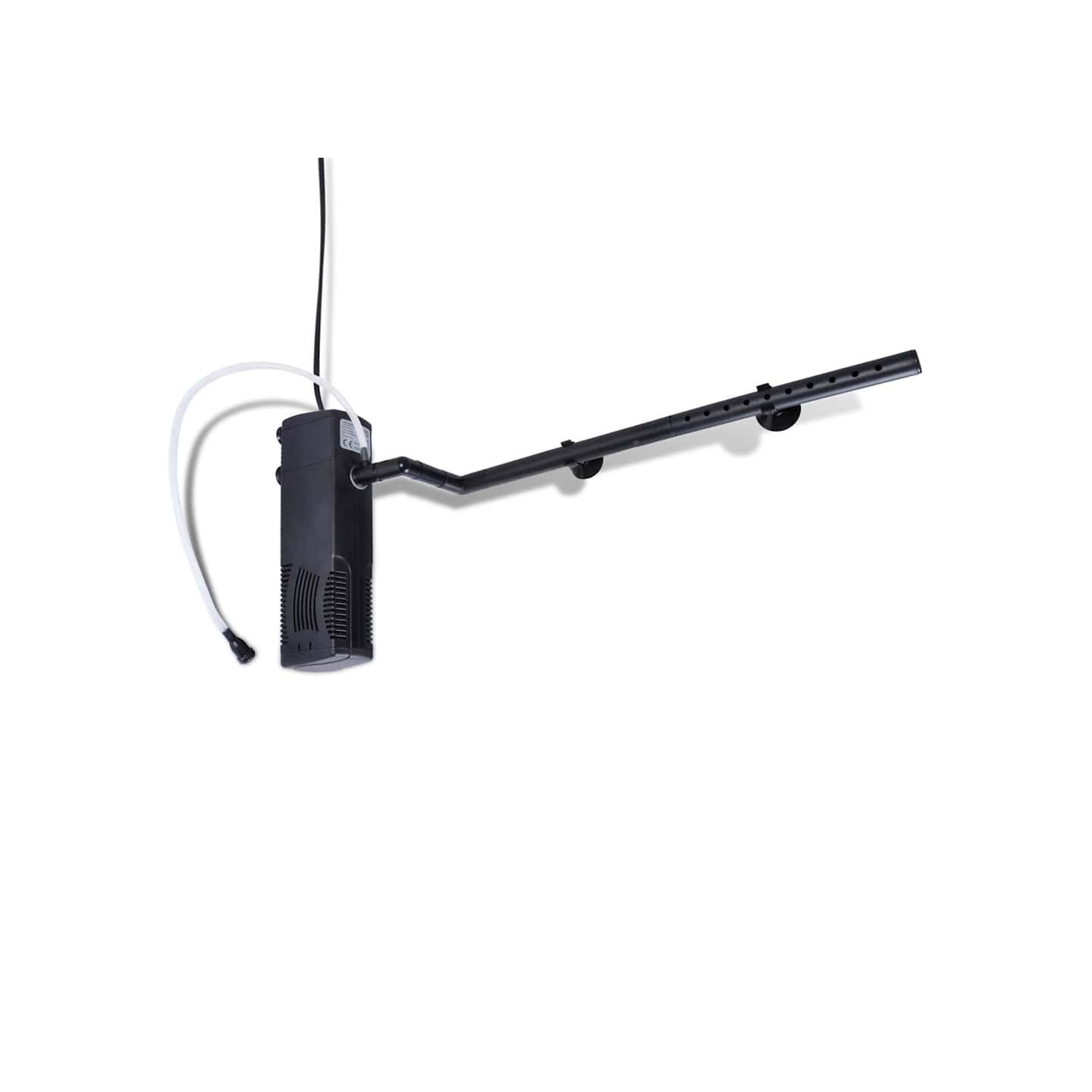Pompe de filtration d'aquarium avec charbon actif 800 L/h