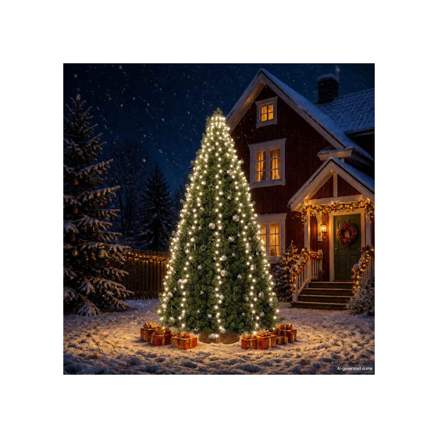 Guirlande lumineuse avec 500 LED Blanc froid 500 cm Int/Ext