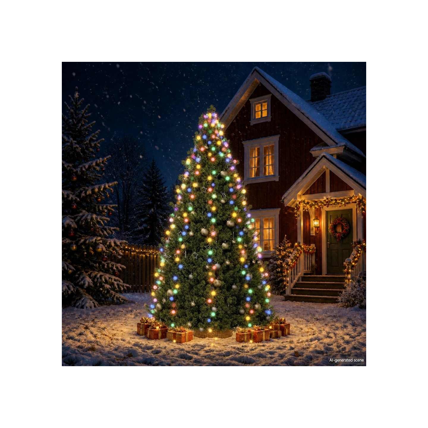 Guirlande lumineuse avec 500 LED Coloré 500 cm Int/Ext