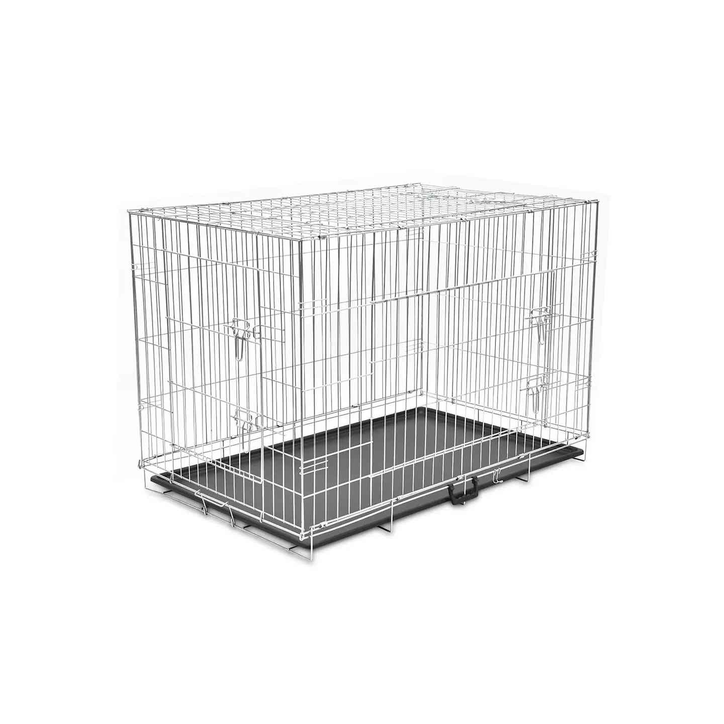 Cage métallique et pliable pour chiens XXL