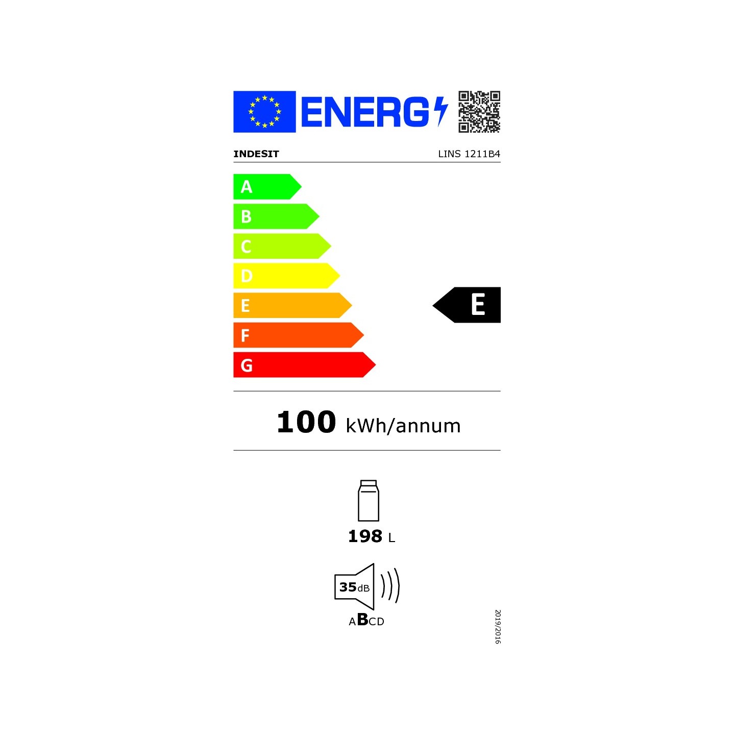 Réfrigérateur encastrable Indesit LINS1211B4 198 L | Nimestore