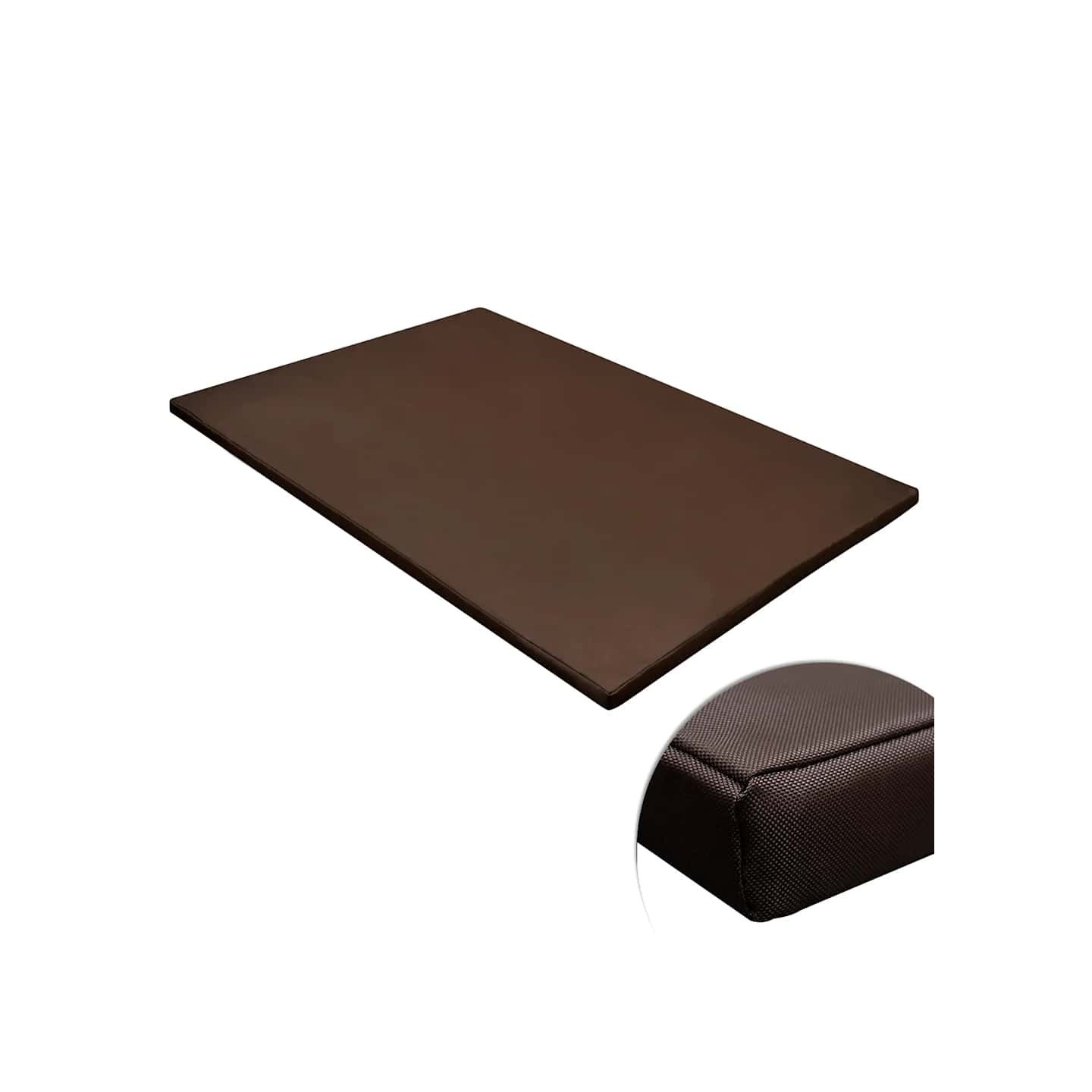 Tapis plat pour chiens Rectangulaire Marron Taille L