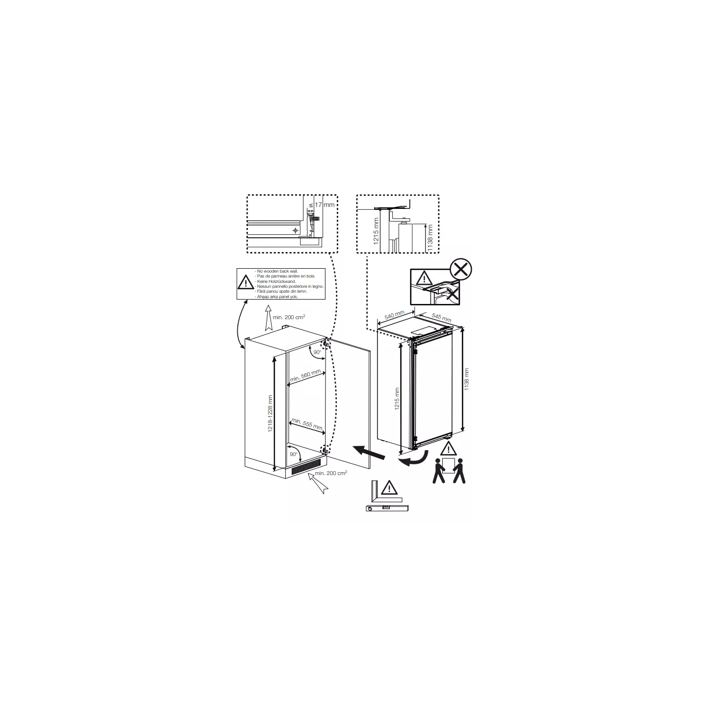 Réfrigérateur encastrable Beko BSSA210K4SN 175 L | Nimestore