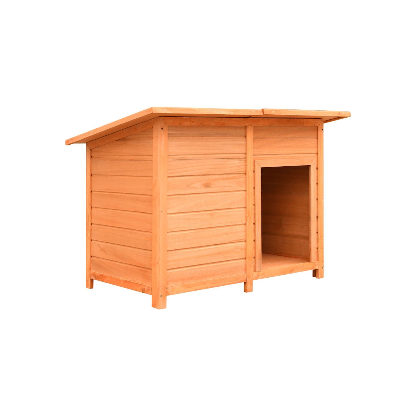 Niche pour chiens Bois de pin et de sapin solide 120x77x86 cm