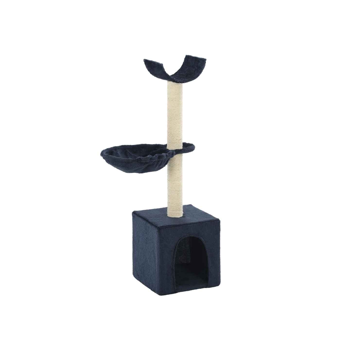 Arbre à chat avec griffoirs en sisal 105 cm Bleu