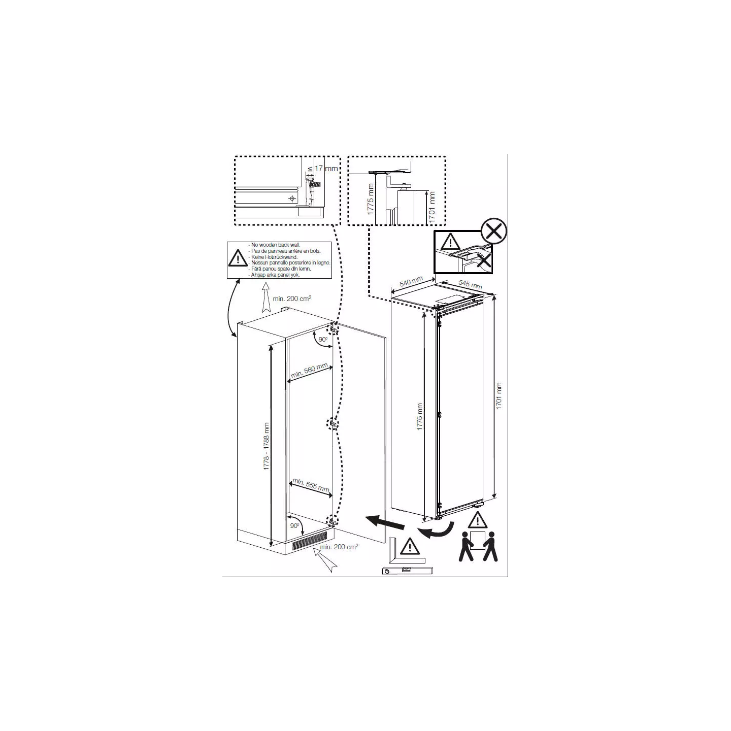 Réfrigérateur encastrable Beko BSSA315E4SFN 309 L | Nimestore