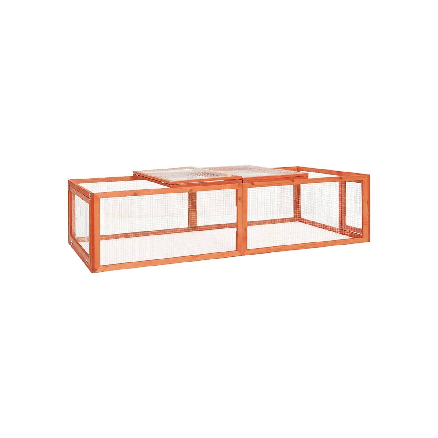 Clapier 183x90x46,5 cm Bois de sapin massif
