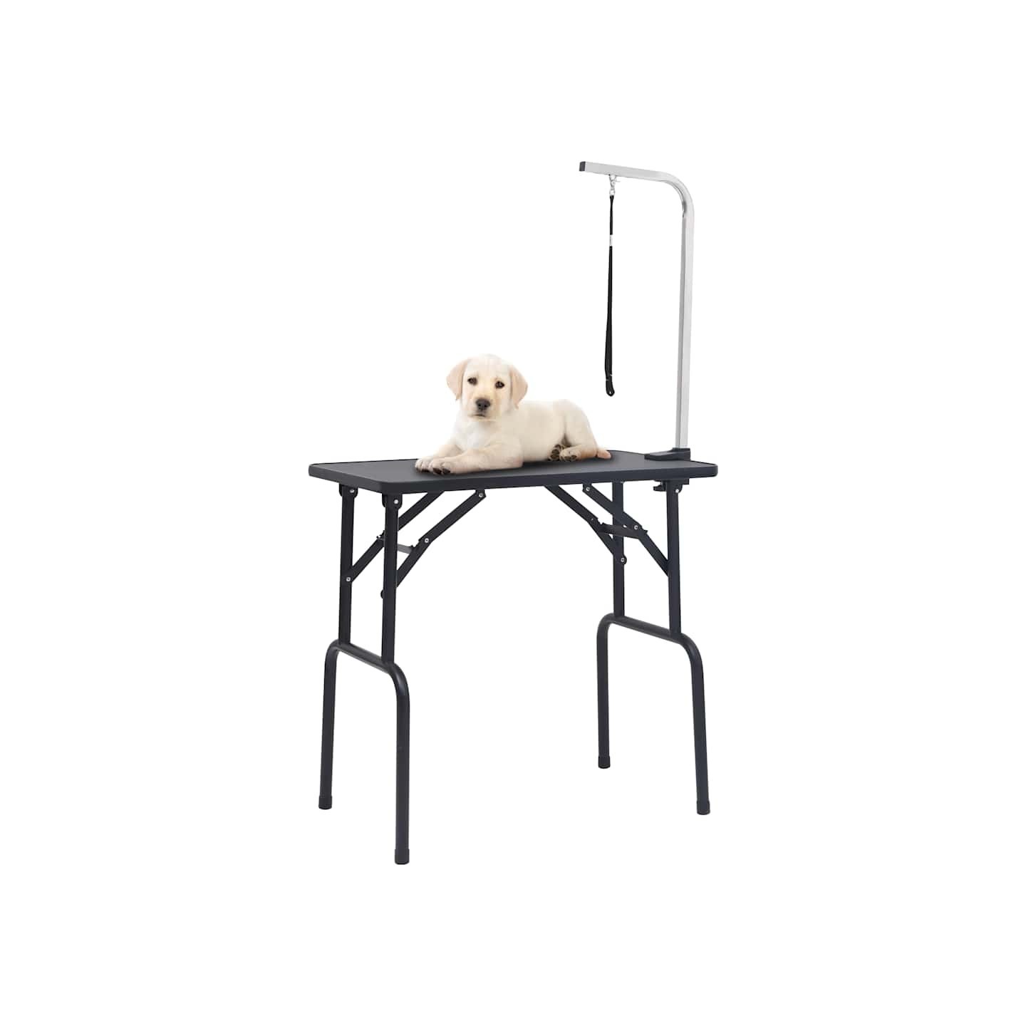 Table de toilettage réglable pour chiens avec 1 boucle