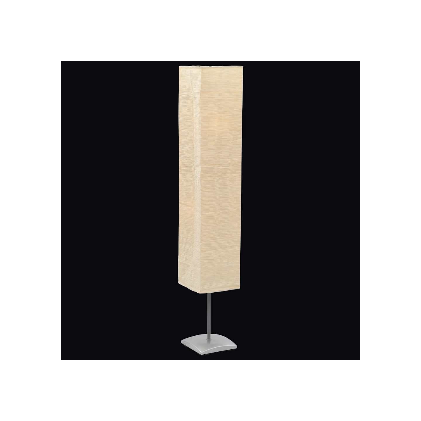 Lampadaire avec support en acier 135 cm Beige