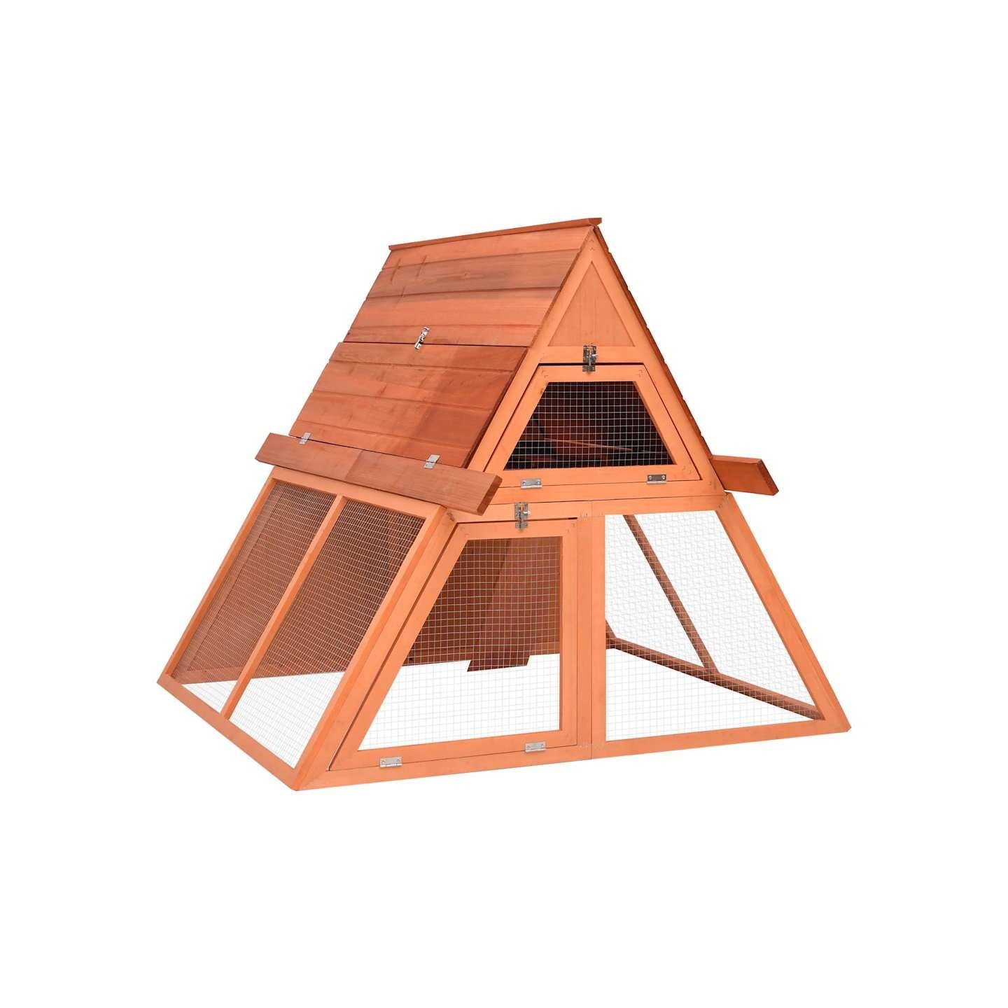 Clapier 152x127x109,5 cm Bois de sapin massif