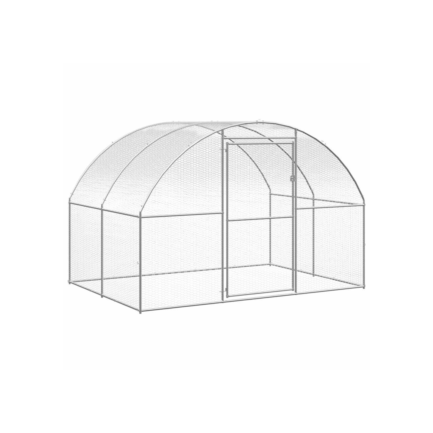Poulailler d'extérieur 3x2x2 m Acier galvanisé