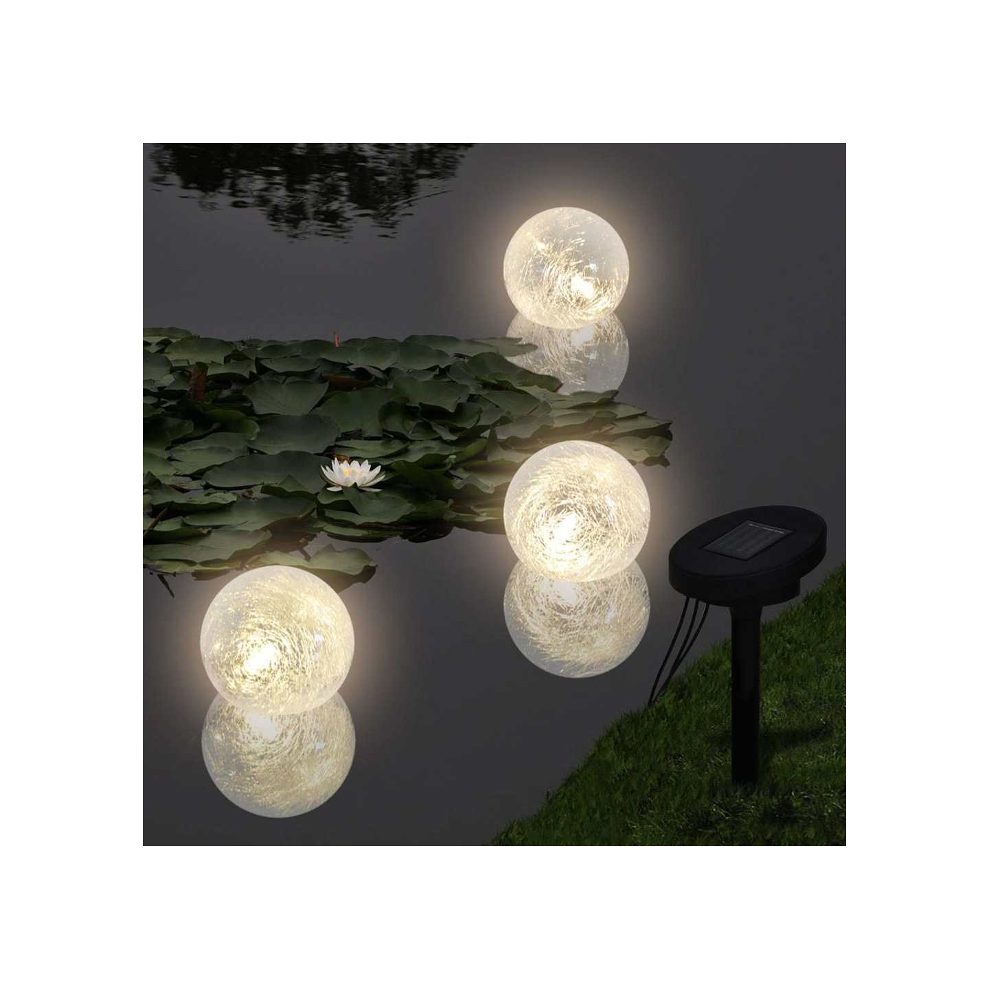 Lampes flottantes à LED 6 pcs pour étang et piscine