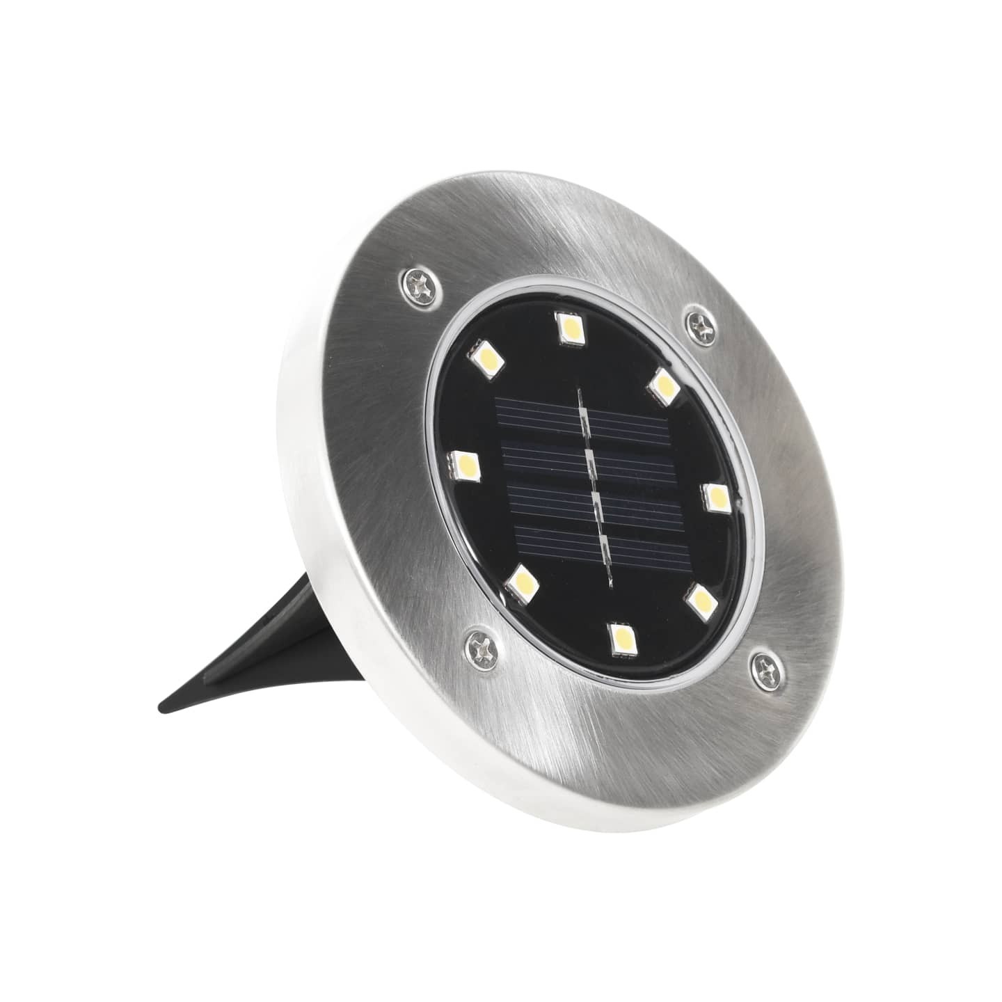 Lampe solaire au sol 8 pcs Lumières LED blanches