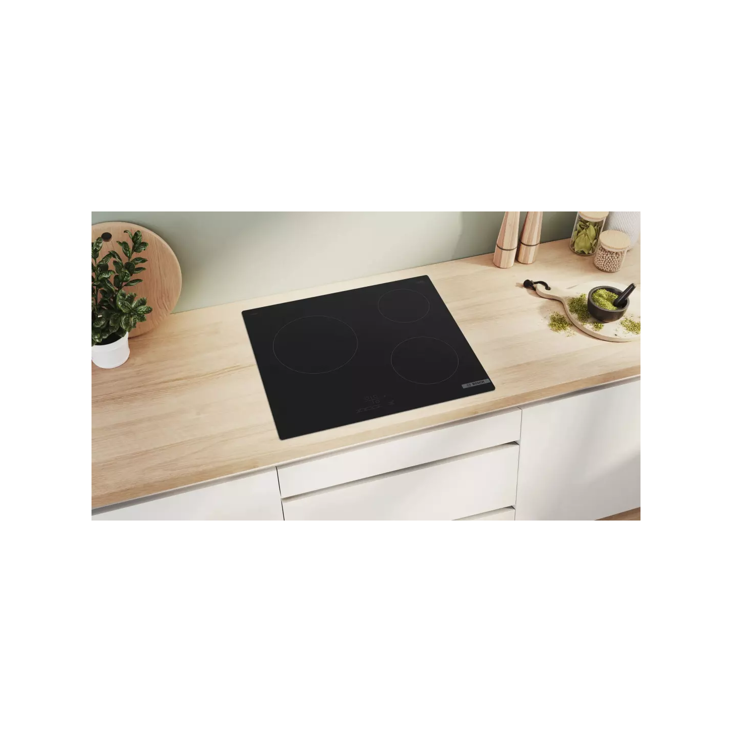 Plaque vitrocéramique Bosch PKM611BB8E 3 foyers | Nimestore