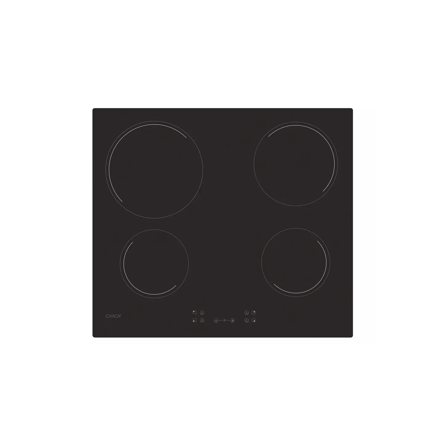 Plaque vitrocéramique Candy CH64CCB 4 foyers 60 cm | Nimestore