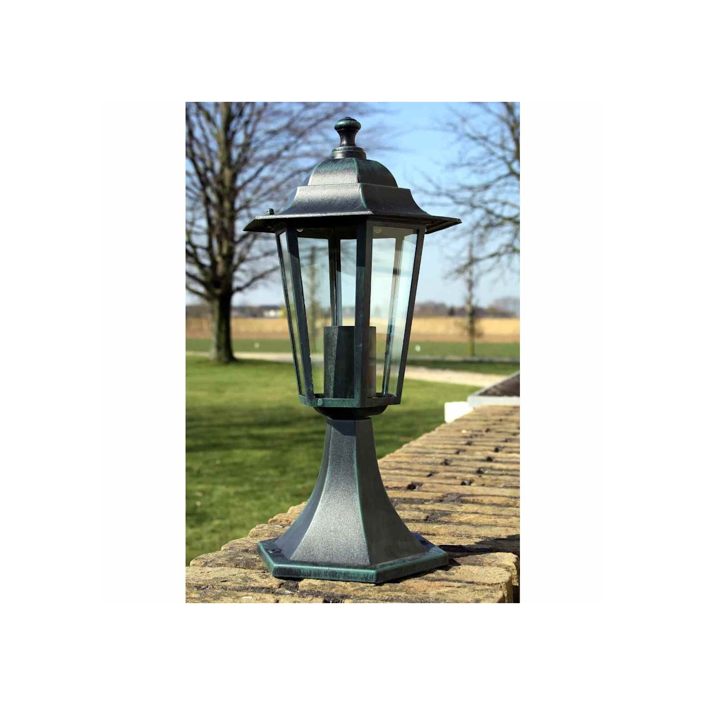 Lampe de jardin Vert foncé/Noir Aluminium