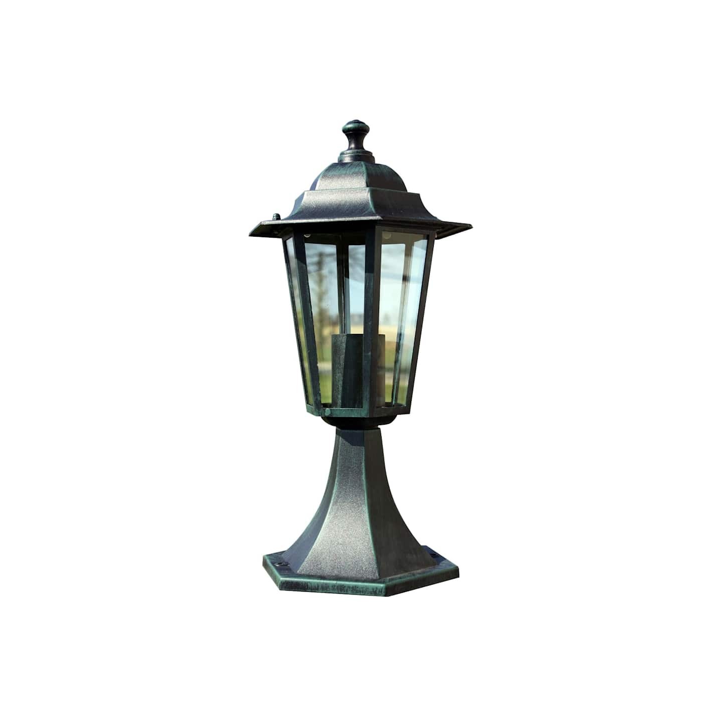 Lampe de jardin Vert foncé/Noir Aluminium