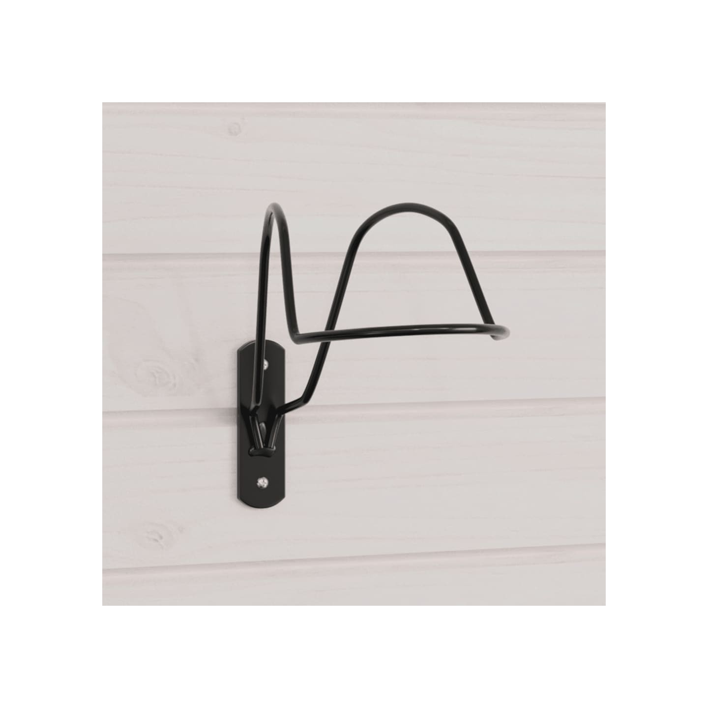 Porte-casque pour équitation mural noir acier