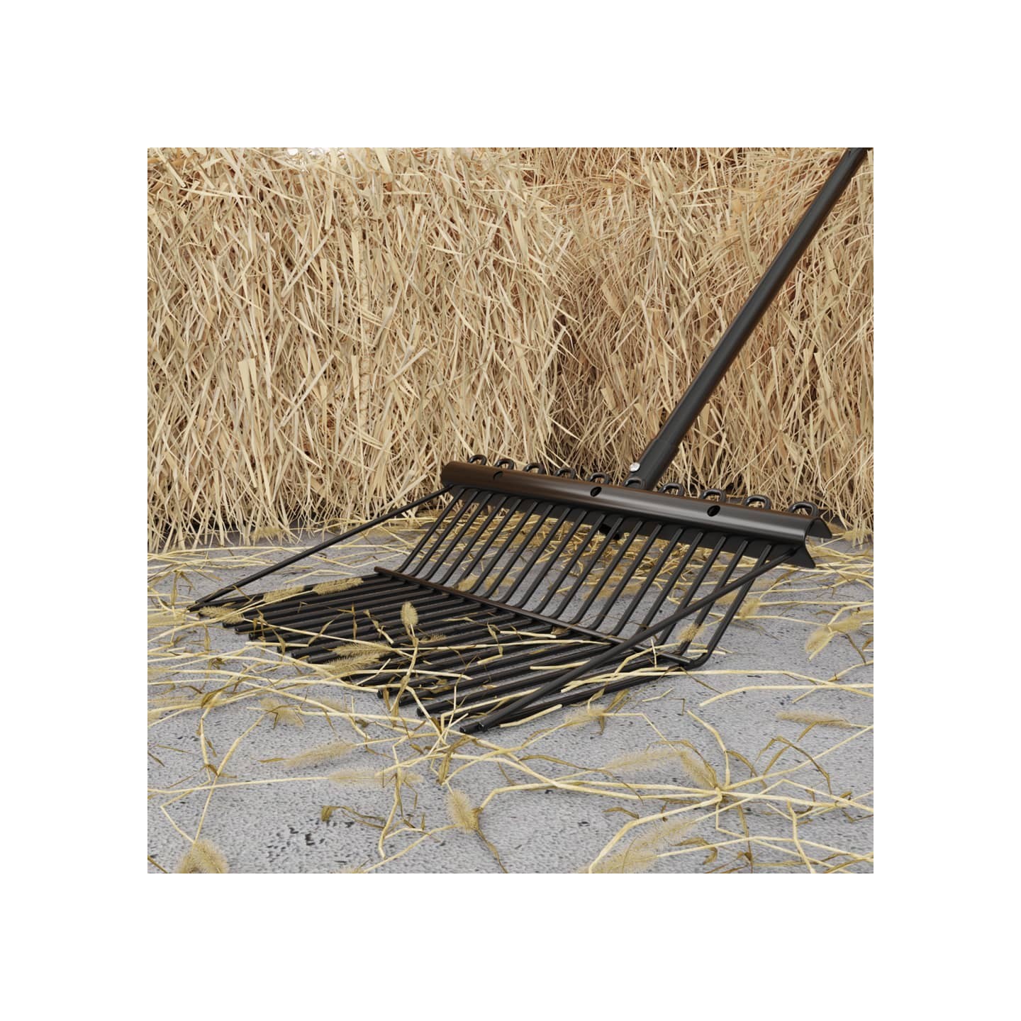 Tête de fourche avec 18 dents noir acier