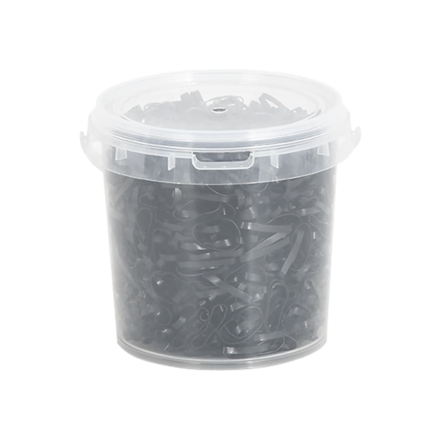 Bandes tressées pour chevaux 1500 pcs silicone noir