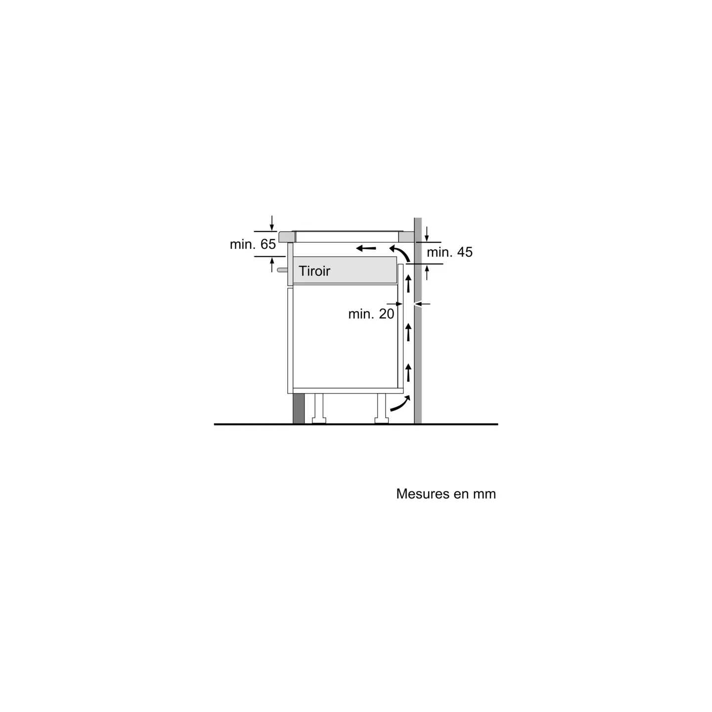 Plaque de cuisson Bosch PUJ611BB5E induction 3 foyers | Nimestore
