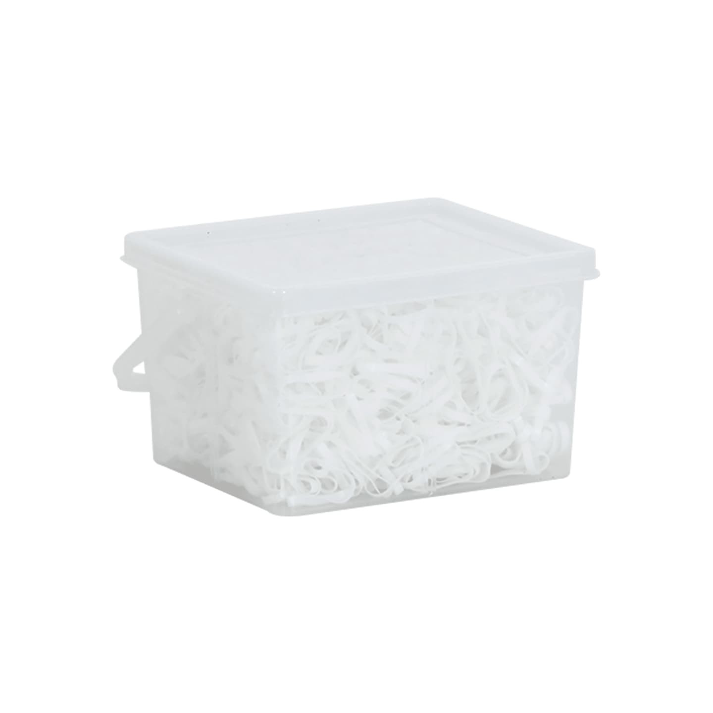 Bandes tressées pour chevaux 2500 pcs silicone blanc