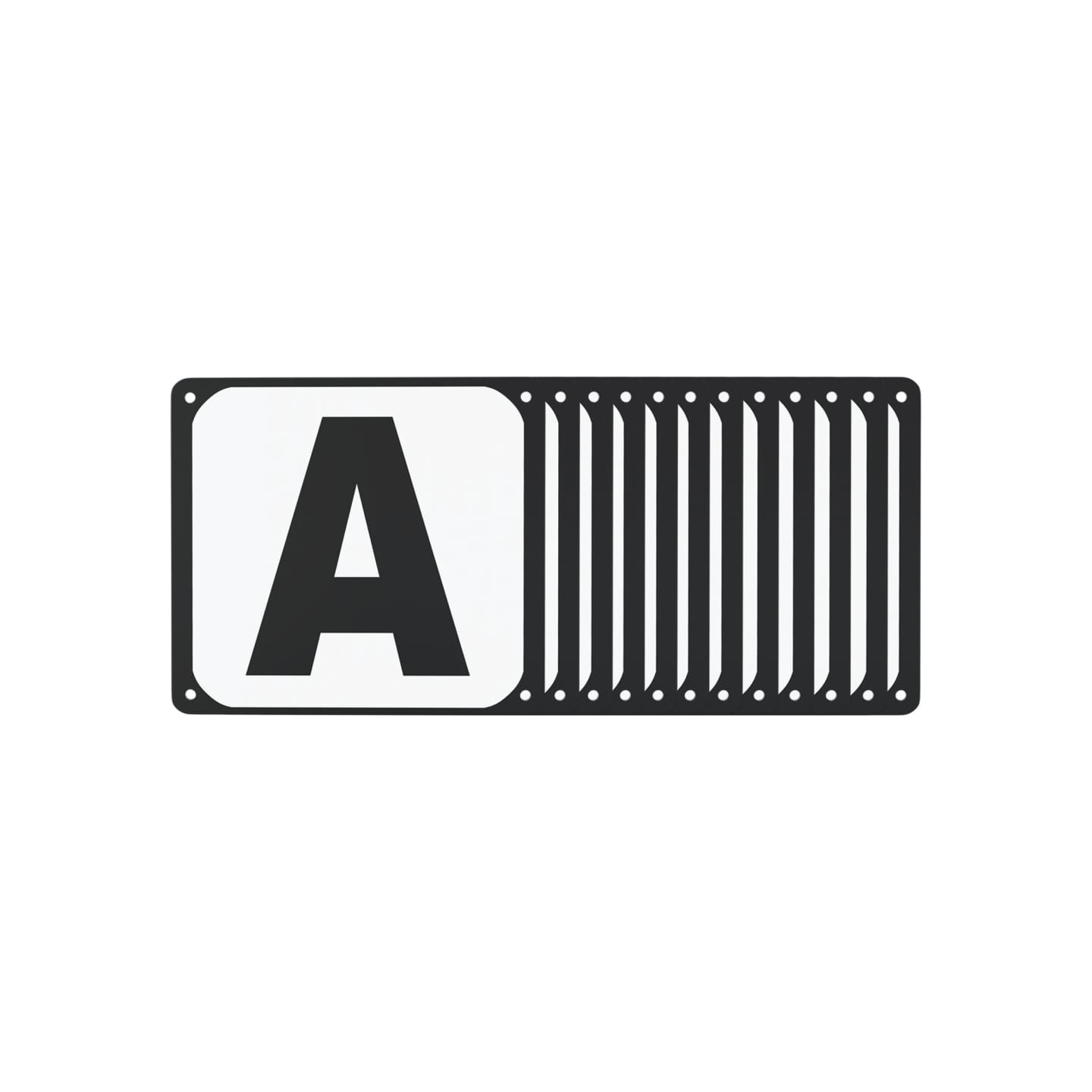 Lettres d'arène de dressage 12 pcs acier