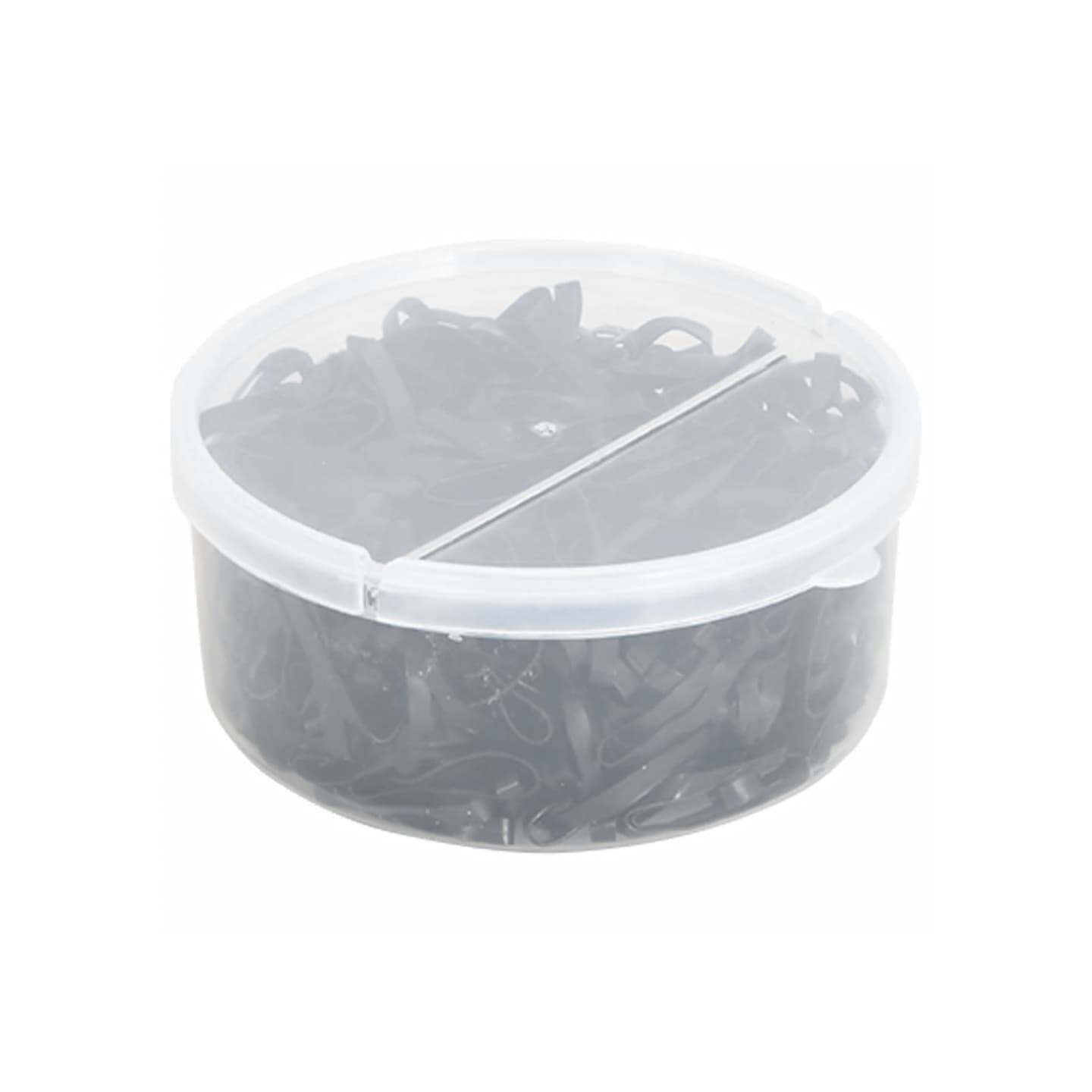 Bandes tressées pour chevaux 500 pcs silicone noir