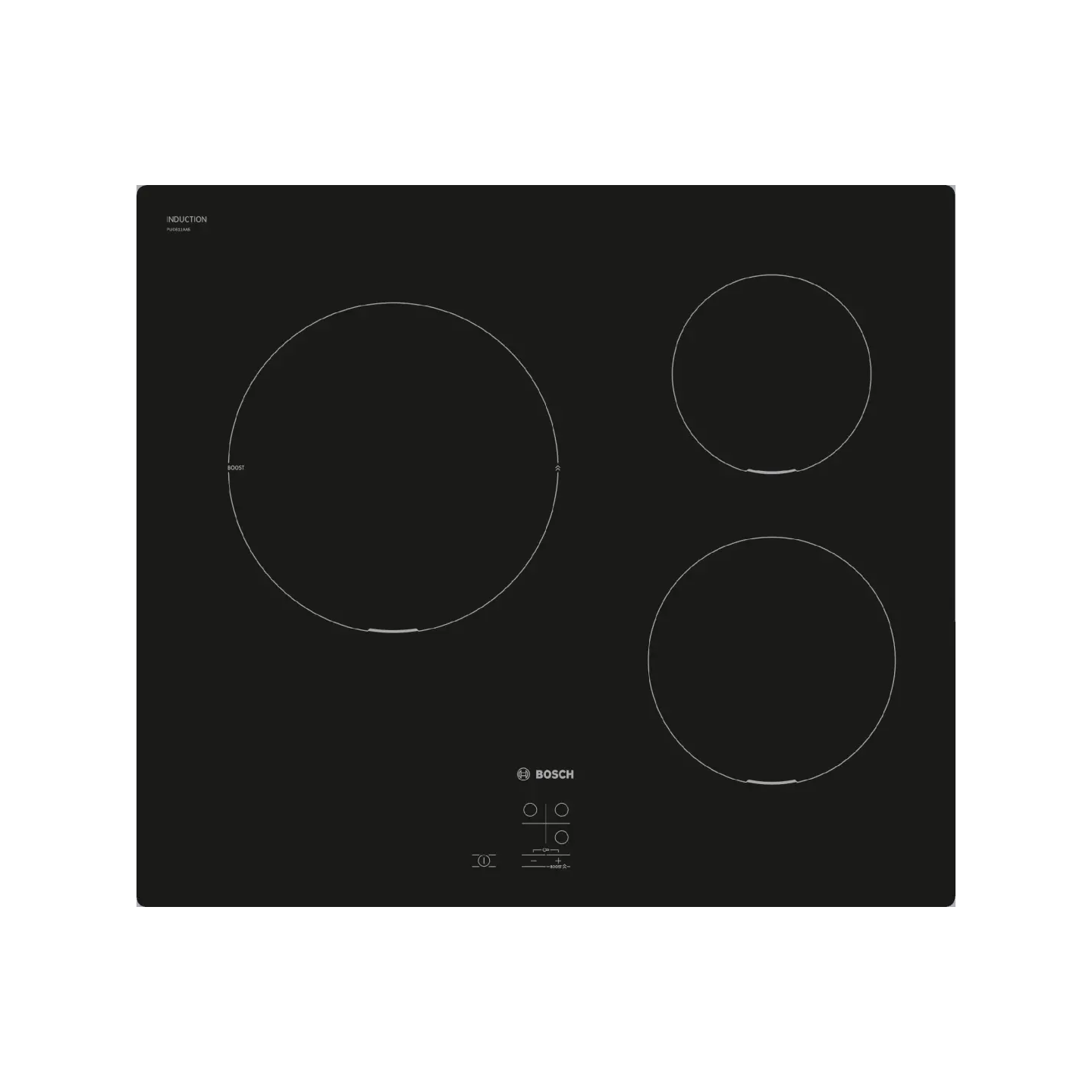 Plaque de cuisson Bosch PUC611AA5E induction 3 foyers | Nimestore