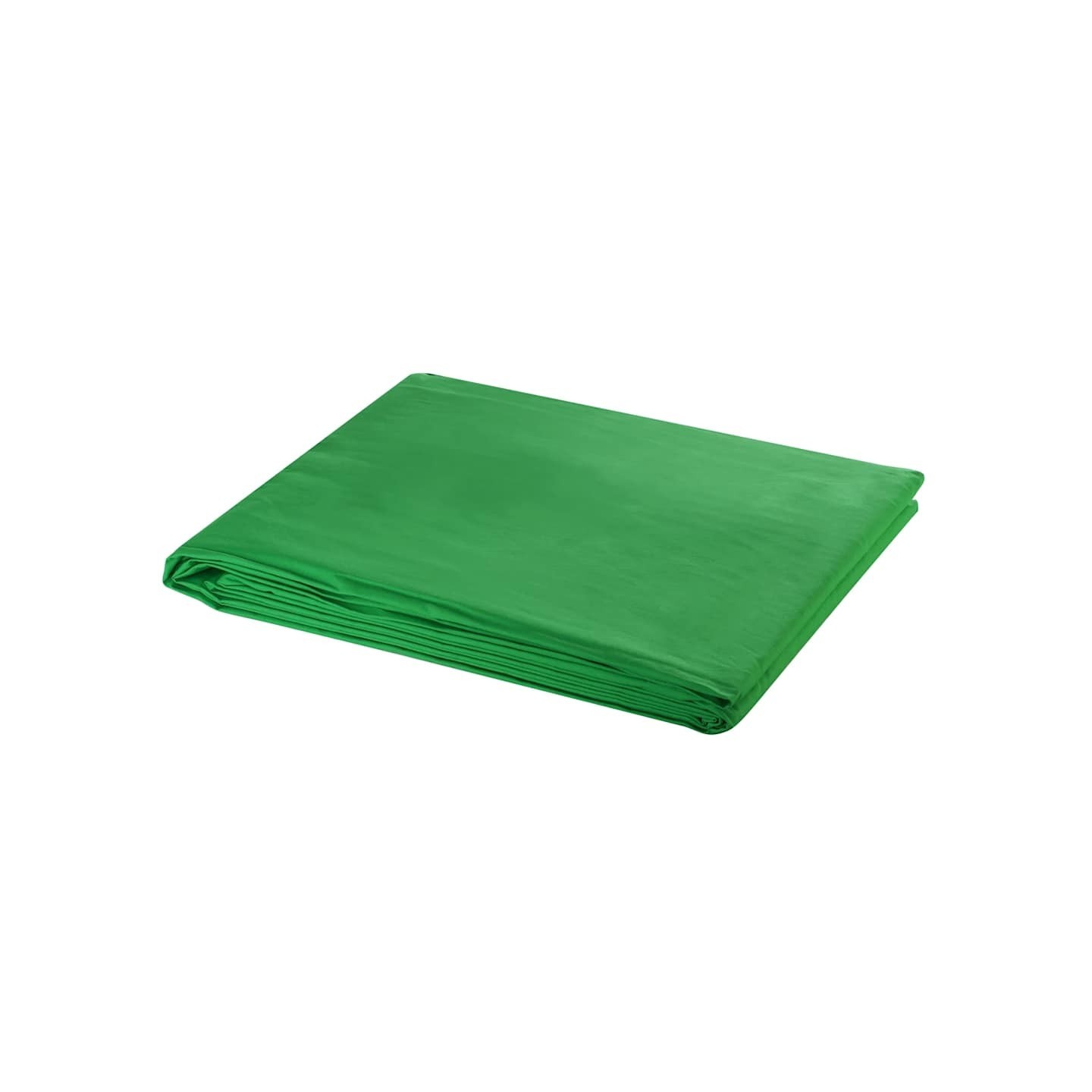 Toile de fond coton sans support vert 600x300 cm incrustation