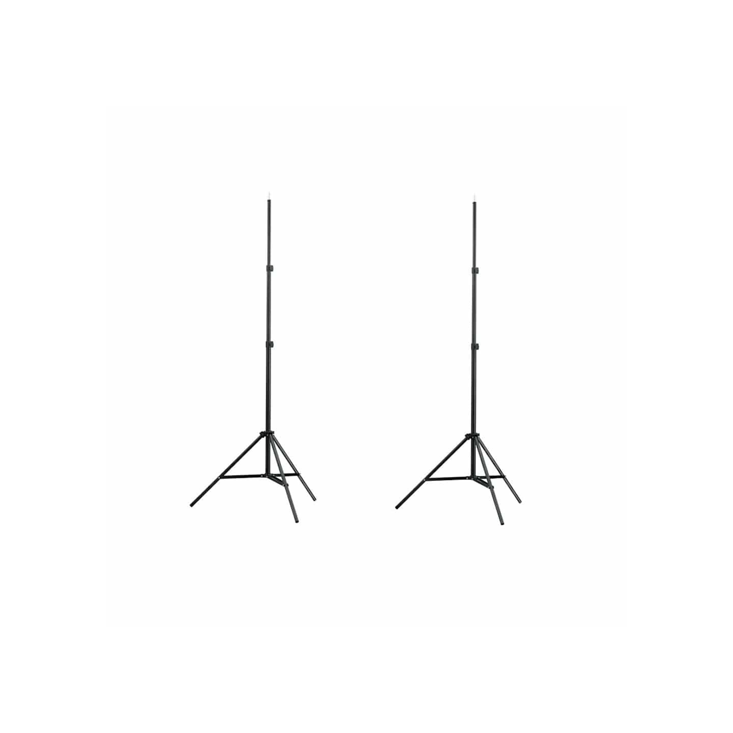 Supports de lumière 2 pcs Hauteur 78-210 cm