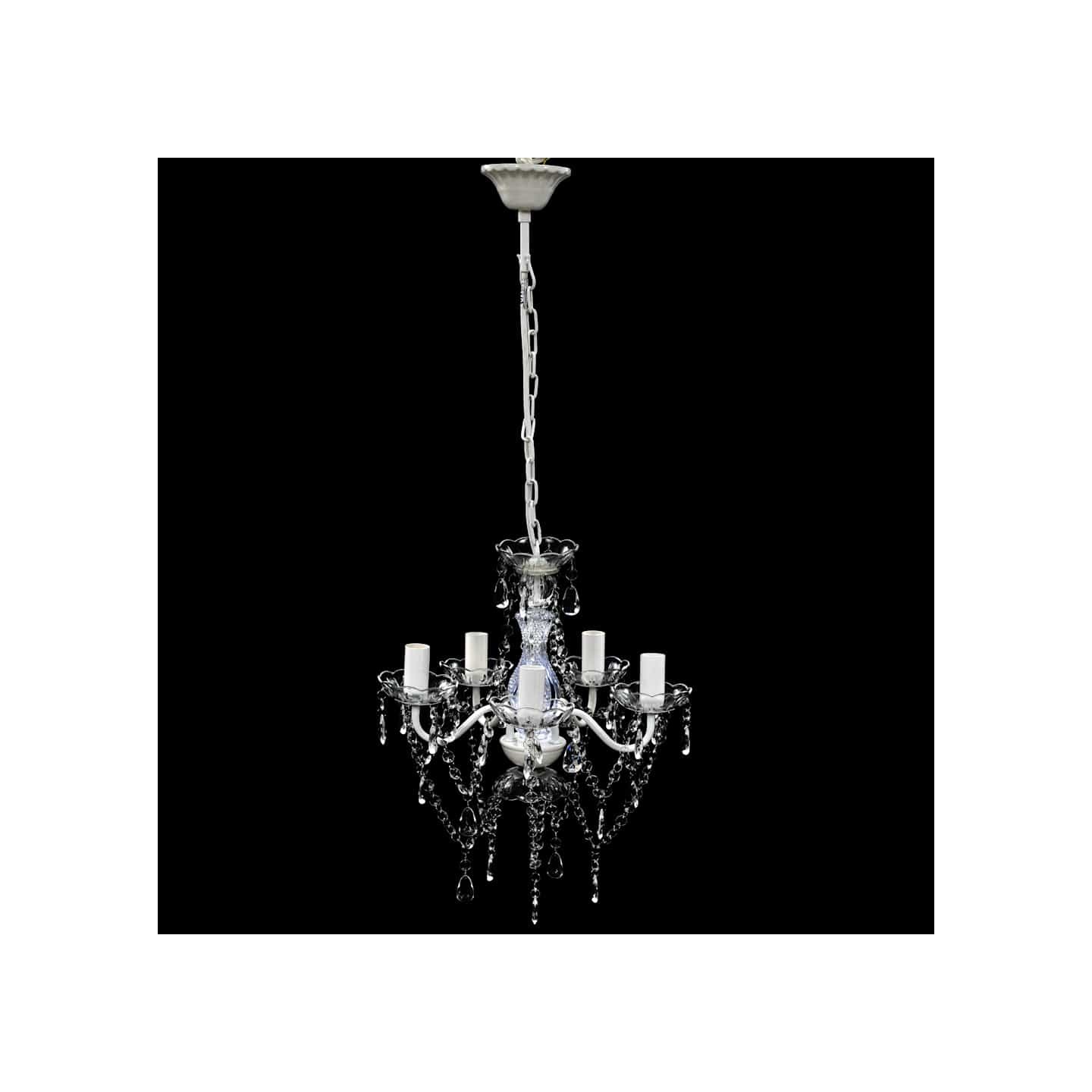 Lustre 5 ampoules Transparent