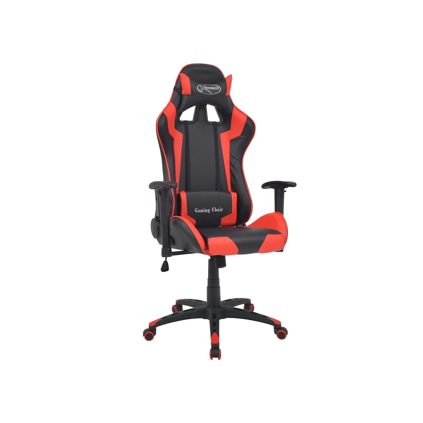 Chaise de bureau inclinable Cuir artificiel Rouge